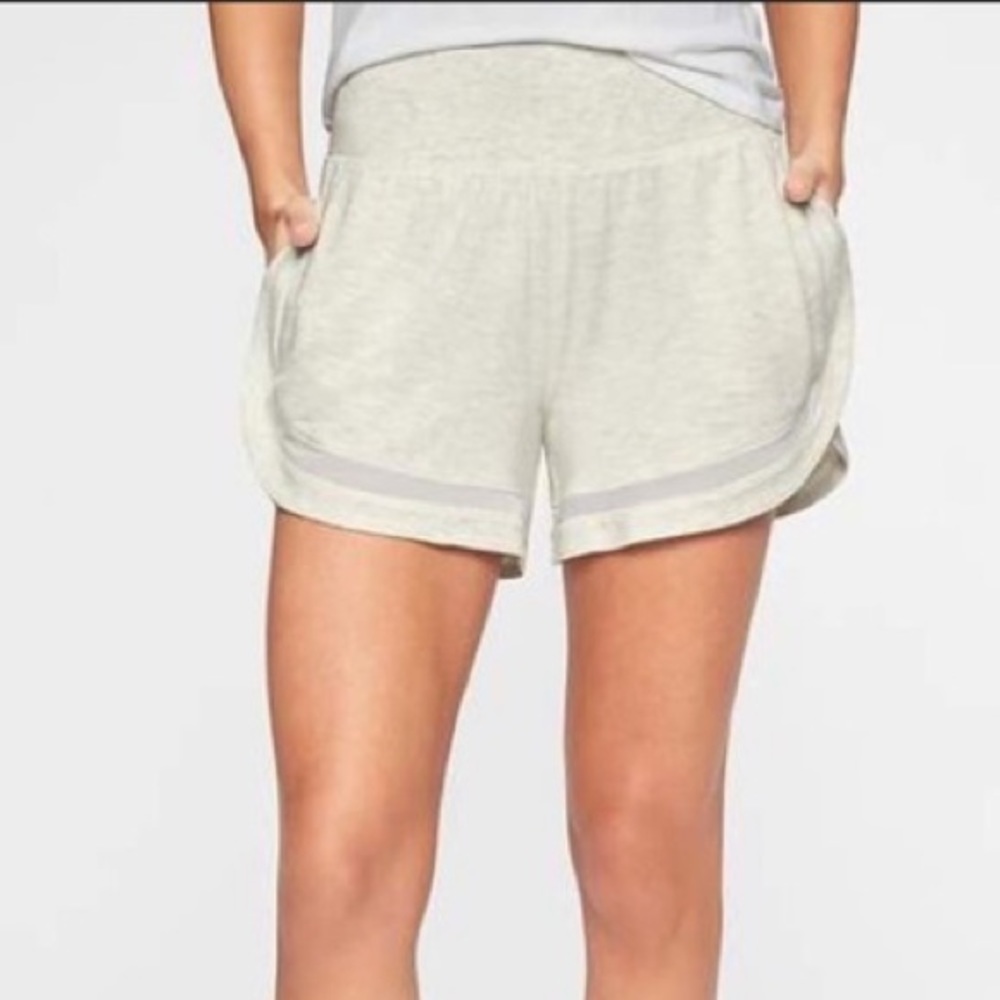 ATHLETA Breathe Shortie Short in Jersey Knit